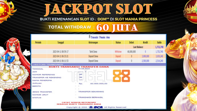 Bukti jackpot Togel88 #82