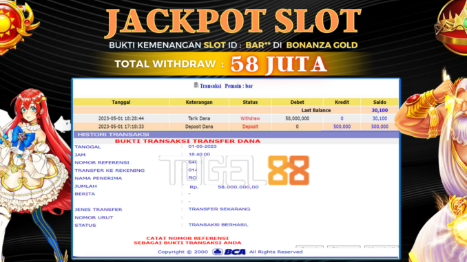 Bukti jackpot Togel88 #141