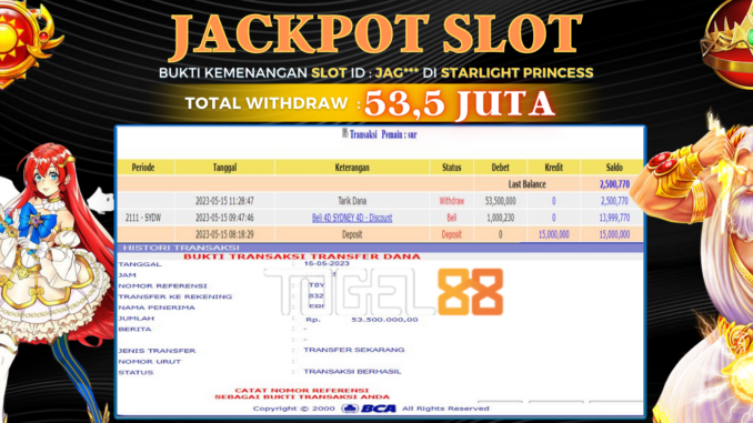 Bukti jackpot Togel88 #182