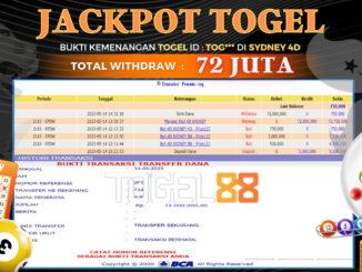 Bukti jackpot Togel88 #178