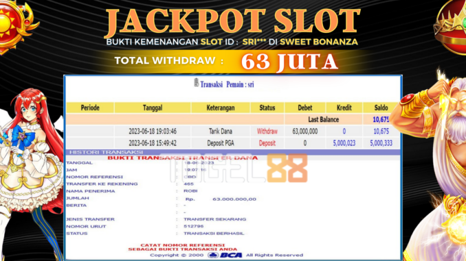 Bukti jackpot Togel88 #253