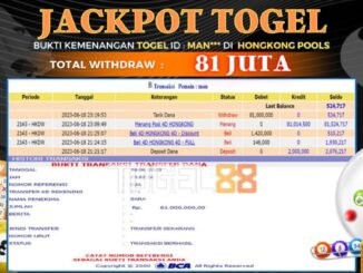 Bukti jackpot Togel88 #251