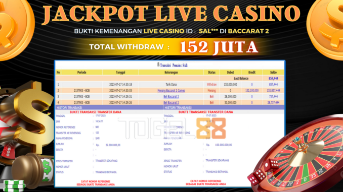 Bukti jackpot Togel88 #311