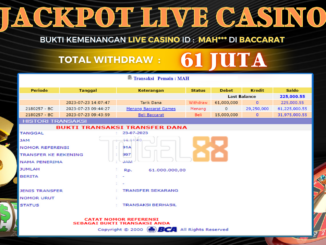 Bukti jackpot Togel88 #330