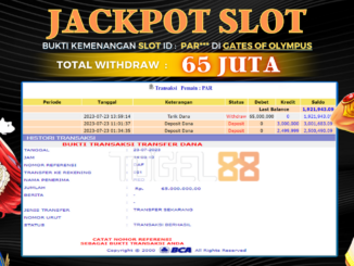 Bukti jackpot Togel88 #329