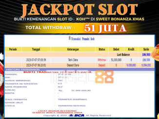 Bukti jackpot Togel88 #286