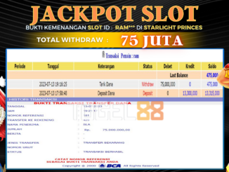 Bukti jackpot Togel88 #303