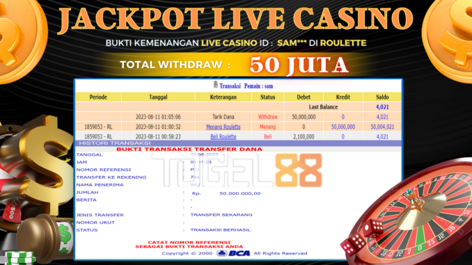 Bukti jackpot Togel88 #383