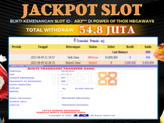 Bukti jackpot Togel88 #378