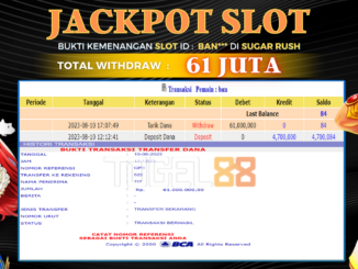 Bukti jackpot Togel88 #381