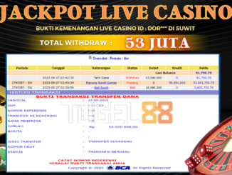 Bukti jackpot Togel88 #473