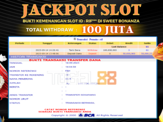 Bukti jackpot Togel88 #433