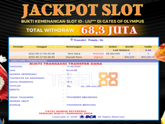 Bukti jackpot Togel88 #439