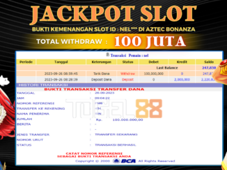 Bukti jackpot Togel88 #469