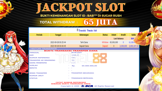 Bukti jackpot Togel88 #475