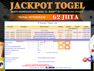 Bukti jackpot Togel88 #437