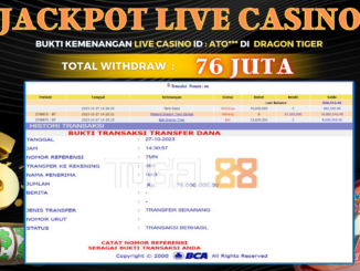 Bukti jackpot Togel88 #492