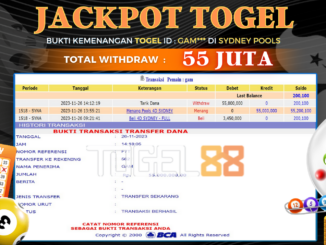 Bukti jackpot Togel88 #507